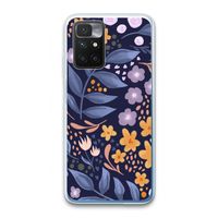 Flowers with blue leaves: Xiaomi Redmi 10 Transparant Hoesje