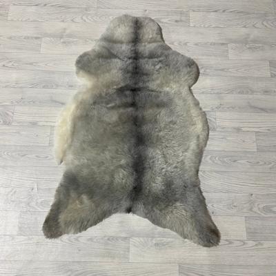 IJslander schapenvacht grijs wit 110x80cm M
