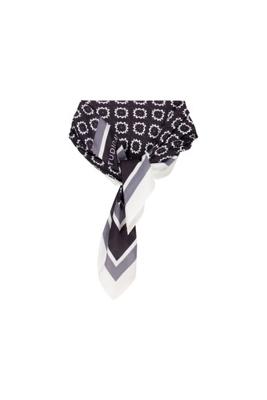 Monogram scarf - black/ecru - 13465