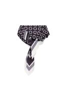 Monogram scarf - black/ecru - 13465