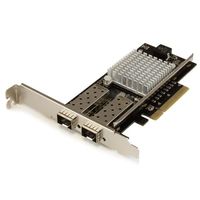 StarTech.com 2 poorts 10G glasvezel netwerkkaart met open SFP+ PCIe, Intel 82599 chipset - thumbnail