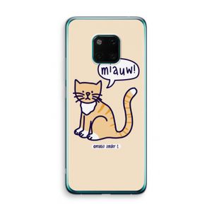 Miauw: Huawei Mate 20 Pro Transparant Hoesje