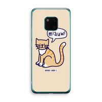 Miauw: Huawei Mate 20 Pro Transparant Hoesje