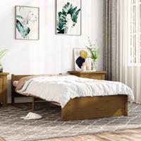 Bedframe massief hout honingbruin 75x190 cm - thumbnail