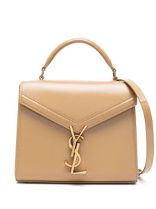 Saint Laurent mini sac cabas Cassandra en cuir - Marron