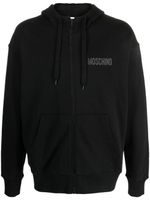 Moschino hoodie en coton à imprimé ourson - Noir - thumbnail