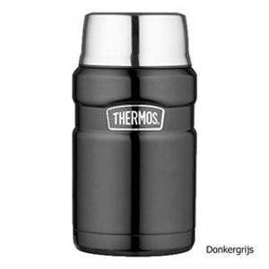 Lekdichte King Thermos Food Jar 710 ml - Donkergrijs