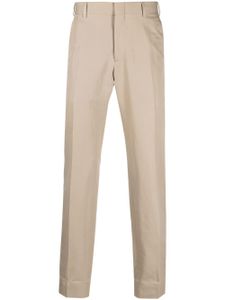 Brioni pantalon chino en coton à coupe slim - Marron