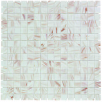 The Mosaic Factory Amsterdam Mozaiek Tegel Vierkant - Creme Glas Goud Serie 322x322 mm
