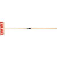 Polet Straatbezem rood 290mm met steel