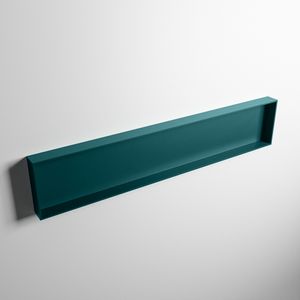 MONDIAZ EASY Nis 149,5x29,5cm in solid surface kleur Smag | Smag. 1 vak  geschikt voor in- of opbouw