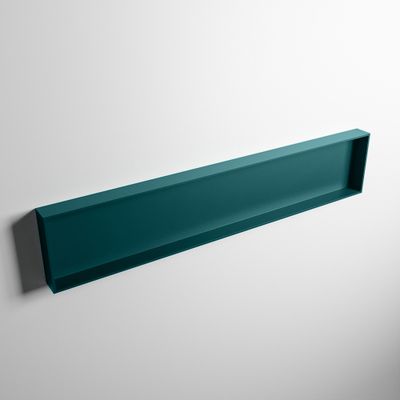 MONDIAZ EASY Nis 149,5x29,5cm in solid surface kleur Smag | Smag. 1 vak geschikt voor in- of opbouw