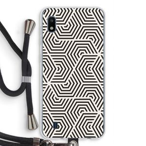 Magic pattern: Samsung Galaxy A10 Transparant Hoesje met koord