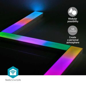 SmartLife Decoratieve LED | Wand Bar | Wi-Fi | RGBIC / Warm Wit | Android / IOS