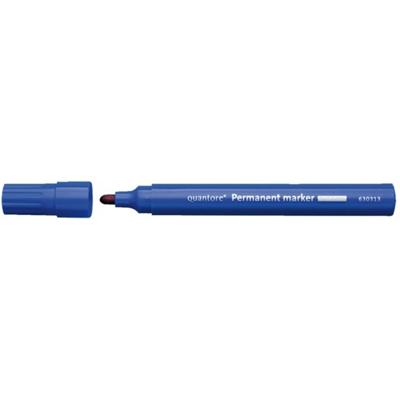 Quantore permanent marker 1-1,5mm rond blauw