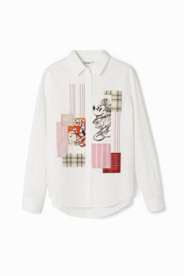 T-shirt patch Mickey Mouse - WHITE - XL