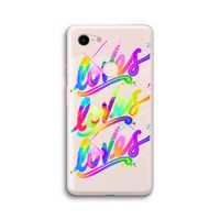 Loves: Google Pixel 3 XL Transparant Hoesje