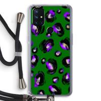 Green Cheetah: OnePlus Nord N10 5G Transparant Hoesje met koord
