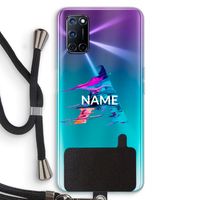 Abstract Spectrum: Oppo A92 Transparant Hoesje met koord