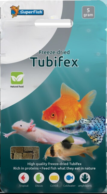 Superfish Freeze Dried Tubifex 5 gram