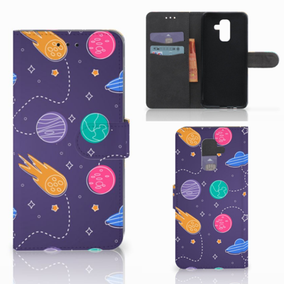 Samsung Galaxy A6 Plus 2018 | Wallet Case | met Pasjes | Space