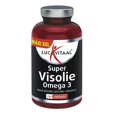 Lucovitaal XXL Super Visolie Omega 3 210Capsules