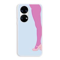 Pink panty: Huawei P50 Transparant Hoesje
