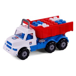 Cavallino route 66 xl kiepwagen met bouwblokken