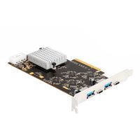 PCI Express x8 - 2x USB-C 3.2 Gen 2x2 + 2x USB-A 3.2 Gen 1 USB-controller