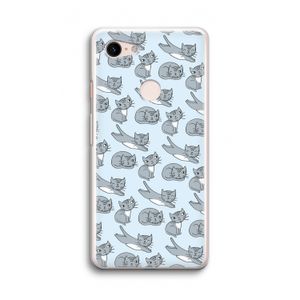 Poezen: Google Pixel 3 Transparant Hoesje
