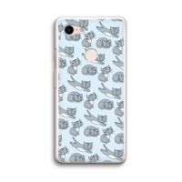 Poezen: Google Pixel 3 Transparant Hoesje