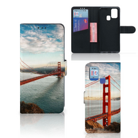 Samsung Galaxy M31 Flip Cover Golden Gate Bridge