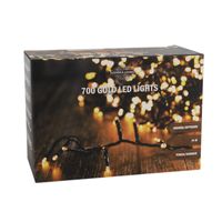 Kerstverlichting - goud licht - 700 lampjes - 1400 cm - incl. timer en dimmer - thumbnail