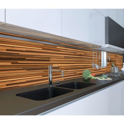 Decoratie plakfolie houtnerf look bruin tinten - 45 cm x 2 meter - zelfklevend