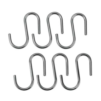 Haak voor ophanging Metaltex Lonardo Verchroomd Metaal 6,5 cm 6 Onderdelen