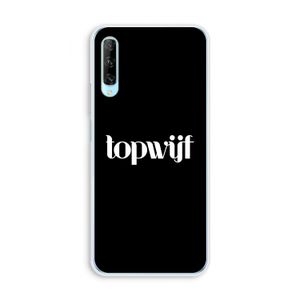Topwijf Zwart: Huawei P Smart Pro Transparant Hoesje