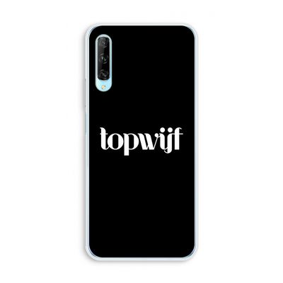 Topwijf Zwart: Huawei P Smart Pro Transparant Hoesje