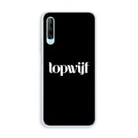Topwijf Zwart: Huawei P Smart Pro Transparant Hoesje