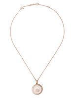 Chopard collier à pendentif Happy Spirit en or rose et or blanc 18ct orné de diamants - thumbnail