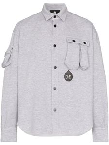 DUOltd veste boutonnée à détails de poches - Gris