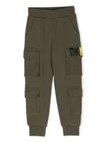 Dkny Kids pantalon de jogging à poches cargo - Vert