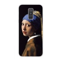 The Pearl Earring: Samsung Galaxy A6 Plus (2018) Transparant Hoesje