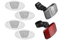 Fiets Reflectoren Set - Voor, Achter en Spaken (x4)