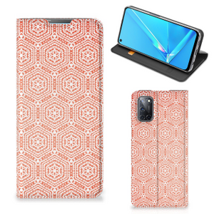 OPPO A52 | A72 Hoesje met Magneet Pattern Orange