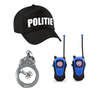 Politie verkleed setje - pet met accessoires - voor kinderen - Verkleedkleding artikelen