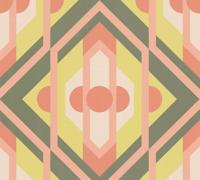 AS Creation Retro Chic - Groen - Retro - 395313 AS Creation Retro Chic - Groen - Retro - 395313