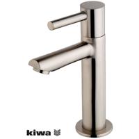 Wiesbaden Amador XL Koudwater Kraan - Geborsteld Staal - Kiwa Gecertificeerd