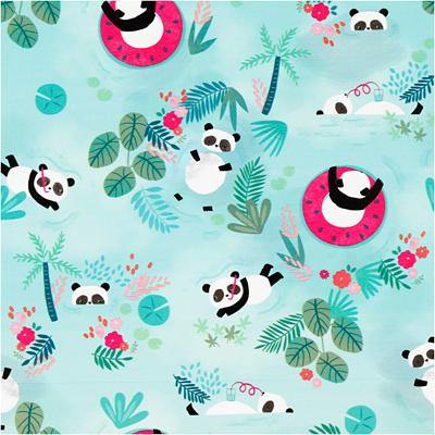 Creativ Company Inpakpapier, panda, b: 50 cm, 80 gr, 100 m/ 1 rol