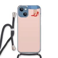 High heels: iPhone 13 Transparant Hoesje met koord