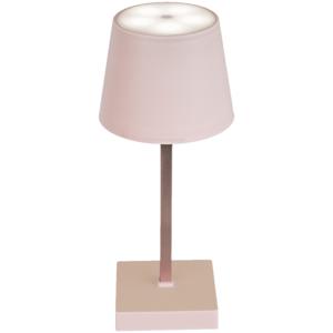 USB tafellamp LED dimbaar - lichtroze - 26 cm - van kunststof - Nachtlampje - Tafel lampje